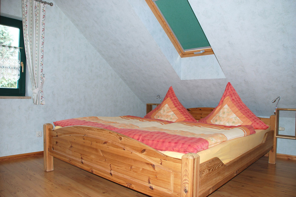 Panoramasuite - Schlafzimmer mit Doppelbett
